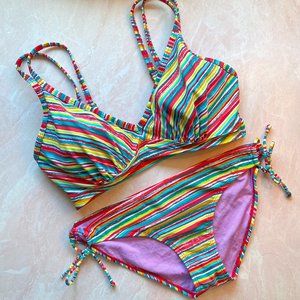 Athleta Bra Cup Bikini 36D/DD